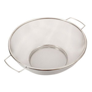Stainless Steel Fruit And Vegetable Basket 18cm 21cm 24cm 26cm 28cm Double Handled Strainer For Kitchen Use - Product Image 4