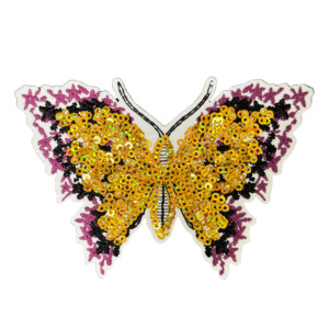 <span class=keywords><strong>Patch</strong></span> kupu-kupu Logo payet bordir <span class=keywords><strong>Patch</strong></span> grosir kustom bordir kain PVC renda Chenille Opp Bag 50pcs - Product Image 4