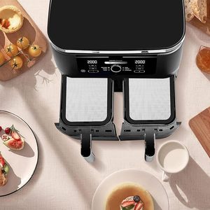 Ninja A451 खाद्य-ग्रेड गैर विषैले स्टेनलेस स्टील एयर फ्रायर चुंबकीय सिलिकॉन स्प्लेश गार्ड - Product Image 4