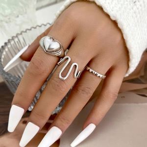 Alloy Wedding <b>Rings</b> Engagement Gift Party Cross Border Multi Custom Logo for Wholesalers Punching/Stamping Process Two-tone - Product Image 6