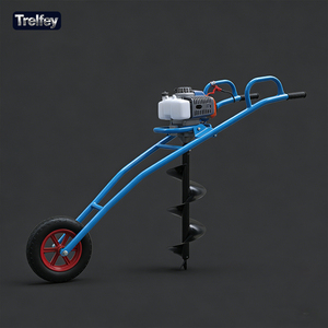 Trivella a Benzina Professionale 99cc per Lavori Pesanti, con Carrello, per Scavo di Buche e Preparazione del Terreno - Product Image 6