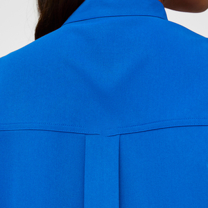 Nueva moda personalizada Hospital uniformes mujeres Medico Scrubs uniformes de manga corta Tops <span class=keywords><strong>Medicl</strong></span> enfermera Scrubs - Product Image 5