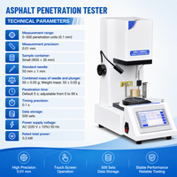 Pénétromètre à asphalte Testeur automatique de pénétration du bitume Affichage numérique Haute précision Conforme à la norme ISO/ASTM