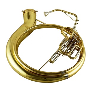 Seasound OEM <span class=keywords><strong>prix</strong></span> d'usine professionnel Sousaphone JYSS6000 BB ton corps en laiton de haute qualité trompette de Surface laquée d'or - Product Image 6