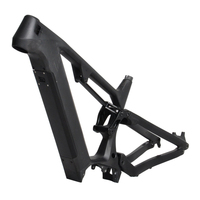 Rangka Karbon Sepeda Gunung Dengfu E22 E23 Full Frameset 1000W Bafang M620 Kit 48V 52V Paket Baterai Lithium