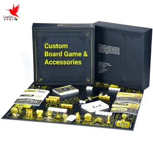 Adult Game Board Game Printing Manufacturer Custom Card Game Logo Printing Adult Board Games Paper Cardboard Tokens Accessories For Family Kids Usage