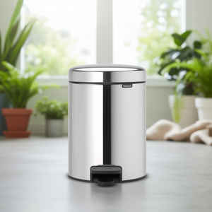 Cestino per Rifiuti Newicon 5 L in Acciaio Inox con Pedale per Cucina e Bagno - Product Image 3