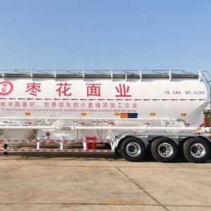 Semi-remorque citerne à farine de haute qualité à 3 essieux, 40/50 m³, pour le transport de farine/poudre en vrac, capacité de charge supérieure à 30000 kg, Rhinox - Product Image 2