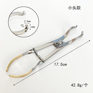 Dental Orthodontic <b>Pliers</b> 17.5cm Gold Handle Clamping Instrument For Dental Surgery - Product Image 4