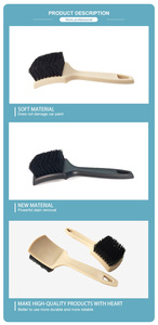 Reifenglanz-Applikatorbürste Autozubehör Autowaschbürste Schrubberbürste Reifenbürsten Langstielbürsten - Product Image 5