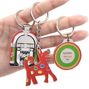 พวงกุญแจโลหะเคลือบอ่อนคุณภาพสูง ขายส่ง รับทำโลโก้ตามสั่ง ของที่ระลึกแฟชั่น - Product Image 3