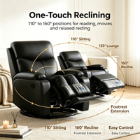 Fauteuil inclinable de salon haut de gamme, fauteuil électrique à massage à distance pour les soins capillaires et esthétiques