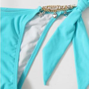 Oferta Especial: Bikini de Una Pieza con Tanga en V, Personalizado con Marca Privada, de Alta Calidad, para Mujer, con Estampado/Puntos/Color Liso, de Secado Rápido - Product Image 4