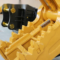 Pulvérisateur de godets d'excavatrice hydraulique JISAN certifié CE, concasseur de béton pour démolition de bâtiments, pour excavatrices mini de 5 à 35 tonnes