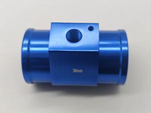 Adaptateur en T universel pour tuyau de radiateur 26-40 mm, jauge de température d'eau en aluminium CNC 1/8 NPT avec colliers de serrage - Product Image 2