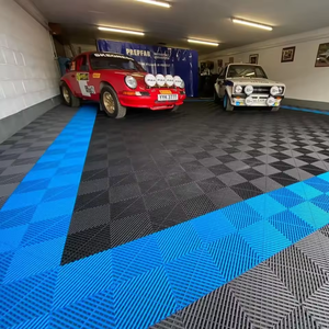 Suelo de garaje de azulejo modular duradero SUEZ para taller de reparación de belleza de automóviles antideslizante, resistente al desgaste y fácil de limpiar - Product Image 4