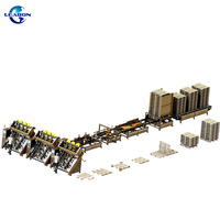 Cloueuse à palettes en bloc de bois faisant la machine avec ligne de production automatique de palettes