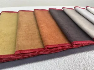 Oferta Especial: Tela de Tapicería de Lujo <span class=keywords><strong>Berserk</strong></span>, Terciopelo, Tejido Twill, Ignífuga, Teñida, 100% Poliéster, Transpirable, BRAVAIS - Product Image 3