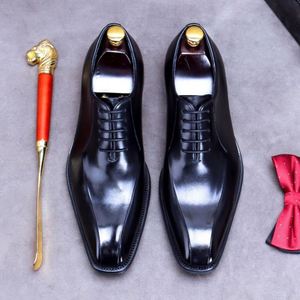 ASTON M.JAZZ 2025 – Chaussures habillées de luxe personnalisables en cuir véritable de haute qualité, à bout pointu, à lacets, antidérapantes et respirantes - Product Image 2