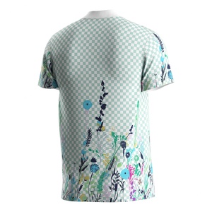 Camiseta Deportiva Sublimada de Moda, Camiseta de Manga Corta para Hombre, Camiseta Polo con Media Cremallera y Cuello Alto - Product Image 4