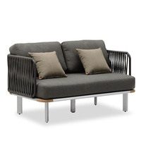 Sigarten Prêt à expédier foshan rotin mobilier d'extérieur canapé ensemble pour jardin