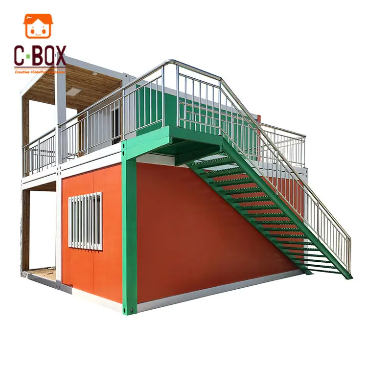 Cbox Customised 3 4 Bedroom Container House,Container House Prefabricated Container,2 Floor-Expandable 20 Ft Container House