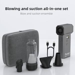 Contrôle de vitesse progressif à 130 000 tr/min, dernier design compact, mini turbo souffleur, ventilateur à jet, 8000 mAh, dépoussiéreur à air haute vitesse pour voiture - Product Image 4