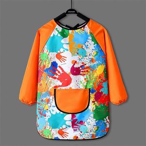 Babero Impermeable de Algodón para Mujer, de Manga Larga, para Guardería, Arte, Dibujo, Kit de Delantal Reversible para Bebés, para Comer, Limpiar, Lavable - Product Image 3