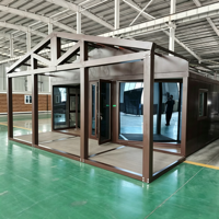 Maison préfabriquée modulaire en conteneur de 20 pieds, maison en conteneur extensible, kit de maison en conteneur, maison préfabriquée en conteneur