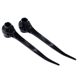 Llave <span class=keywords><strong>de</strong></span> trinquete <span class=keywords><strong>de</strong></span> doble extremo con acabado electroforético, negra, <span class=keywords><strong>de</strong></span> venta directa <span class=keywords><strong>de</strong></span> fábrica, herramienta <span class=keywords><strong>de</strong></span> fijación <span class=keywords><strong>de</strong></span> tuercas y tornillos - Product Image 3