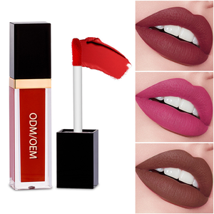 Brillant à lèvres personnalisé OEM ensemble de rouge à lèvres marque privée finition nude nacrée mate hydratant naturel sans minéral induisant des allergies - Product Image 2