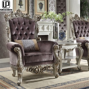 Wholesale Best Quality High Grade Luxury Hotel High Presidential Suite <b>Back</b> Fancy Living Room Chairs Metal <b>Stool</b> Fancy Living - Product Image 1