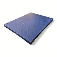 Plateforme de pesage 2,0 x 2,0 m 3t, balance au sol homologuée OIML 3 tonnes avec cellule de pesage YZC et indicateur LP7517