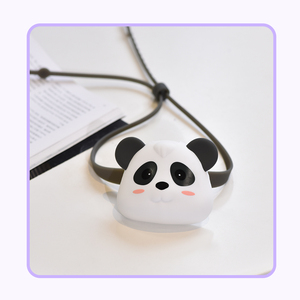 Lampe <span class=keywords><strong>frontale</strong></span> rechargeable en silicone Panda pour enfants - Lampe de camping d'urgence LED portable, mini-lampe de nuit pour bébé, cadeau de Noël - Product Image 4