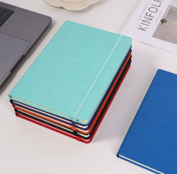 Libreta de Negocios A5 de Cuero PU con Banda Elástica, Diseño de Alta Calidad
