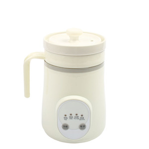 0.6L seramik Mini elektrikli su ısıtıcısı termal ısıtma fincan kazan çorba sağlık Pot güveç lapası erişte yavaş pişirici süt ısıtıcı - Product Image 5