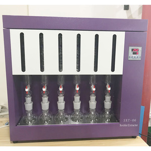 Precio de Fábrica SXT-06 Aparato Extractor Soxhlet para Análisis de Grasa en Laboratorio, Máquina de Extracción Soxhlet - Product Image 2