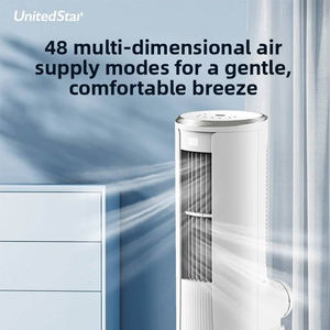 Condizionatore d'Aria Portatile Verticale 3 <span class=keywords><strong>HP</strong></span> 2P 5000 BTU a Frequenza Fissa Silenzioso con Telecomando Efficiente dal Punto di Vista Energetico per Stanze - Product Image 3