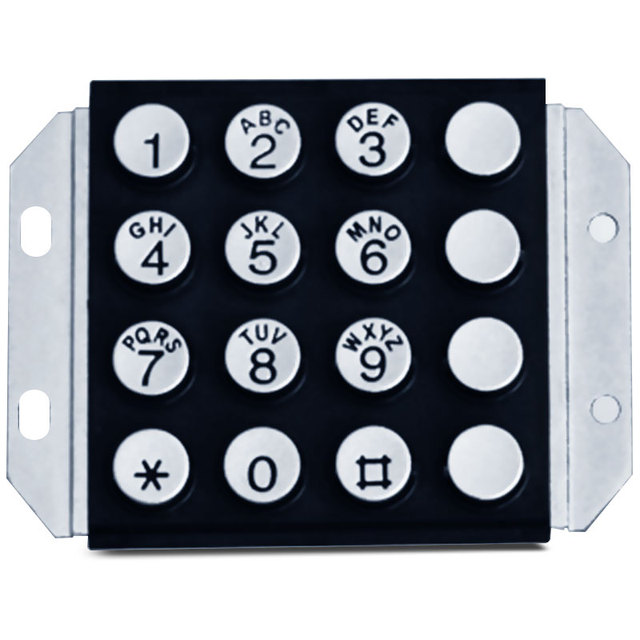 Factory Supply Industrial Keypad with 16keys KP1 Professional Vandal Proof Keypad with Numbers and Letters