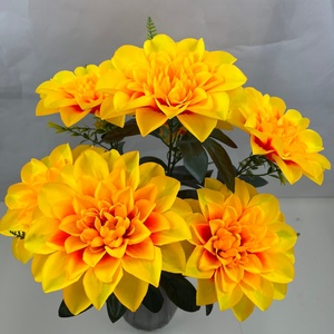 Guirlande murale décorative en pétales de dahlia, composants de pétales pour décoration intérieure spéciale, vente en gros d'usine, en stock - Product Image 1