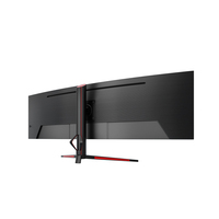 Monitor para Juegos de PC de 49 Pulgadas 4K, Pantalla Plana LED LCD sin Marco, Panel IPS de 165 Hz, 1 ms, HDR600 Sync, Monitor Ultra Ancho para Juegos