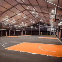 Tenda Sportiva Ricreativa Personalizzata a Grande Apertura in Alluminio 6061-T6 Impermeabile in PVC Certificata CE per Calcio e Basket