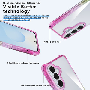 Pour Samsung S26 Nouvelle coque de téléphone dégradée avec airbag anti-chute en <span class=keywords><strong>TPE</strong></span> PC, coque de protection pour Samsung Galaxy S26 Plus 25 Ultra - Product Image 4
