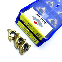 ZCC.CT Insertos de carburo originales Herramienta de rosca Torneado RT16.01 RT22.01 Torno CNC Procesamiento de acero, corte de rosca de alta calidad