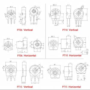 PIHER Potentiometer <span class=keywords><strong>Trimmer</strong></span> 15 มม.<span class=keywords><strong>47K</strong></span> - Product Image 6