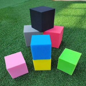 도매 폼 소재 놀이공원 소프트 스펀지 블록 어린이 트램펄린 폼 풀 스펀지 피트 큐브 - Product Image 1