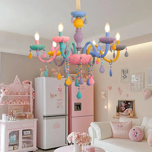 <span class=keywords><strong>Lampadario</strong></span> a LED in Ferro a Tema Principessa <span class=keywords><strong>per</strong></span> <span class=keywords><strong>Cameretta</strong></span> Bambini, Multi-Testa, <span class=keywords><strong>per</strong></span> Camera da Letto e Sala da Pranzo - Product Image 1
