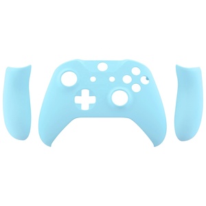 Coque avant EXtremeRate Heaven Blue, coque arrière Soft Grip pour manette Xbox One X S - Product Image 1