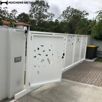 Clôture de jardin en alliage d'aluminium découpé au laser CNC, écologique, pour balcon extérieur, petit écran de porte, revêtement en poudre, design naturel, Australie