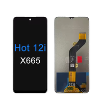 Écran LCD de remplacement pour Tecno Hot 12i X665 X665B Hot 20i X665C X665E OLED Full HD avec garantie d'un an Pantalla